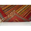 Aryana Wool Striped Area Rug in Red