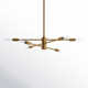 Jordy 6 Light Metal Dimmable Sputnik Chandelier