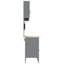 Set Of 8 Steel Medium Height-Adjustable-1552494886