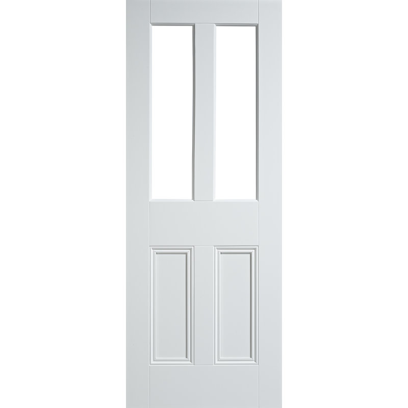 Malton Unglazed Primed White Internal Door, 198.1cm H x 68.6cm W x 3.5cm D