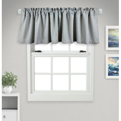 Solid Tailored Window Valance