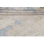 Tapis décoratif beige/bleu en laine de conception unique 8 pi 10 po x 12 pi 9 po noué à la main
