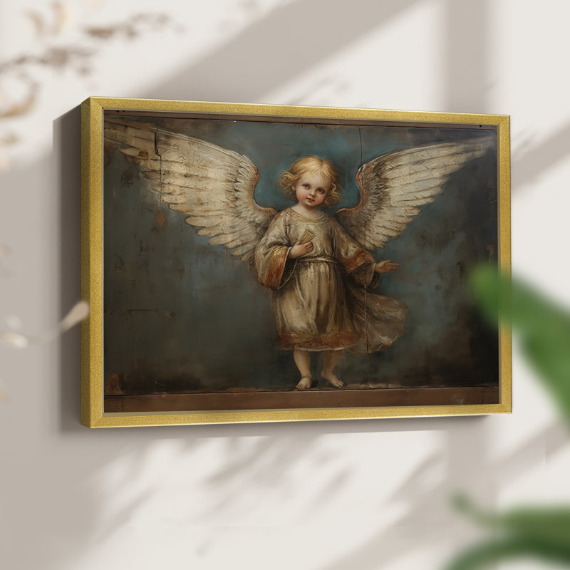 Angels From Above-LI -Framed Print - Restickable, 11" H x 14" W