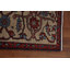 Tapis rouge Heriz Serapi à motif géométrique rouge noué à la main 7 x 10
