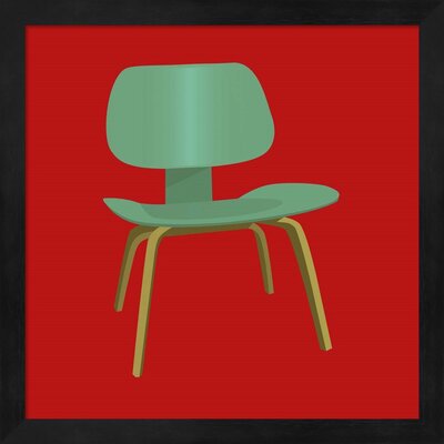 Mid Century Chair III By Posters International Studio, Framed Wall Art -  Corrigan StudioÂ®, 7D67867EDEDC4CF0A55F121B14078385