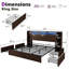 Lit avec rangement Coey Farmhouse-18217444-18217446