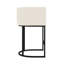 Tabouret de comptoir rembourré Charney
