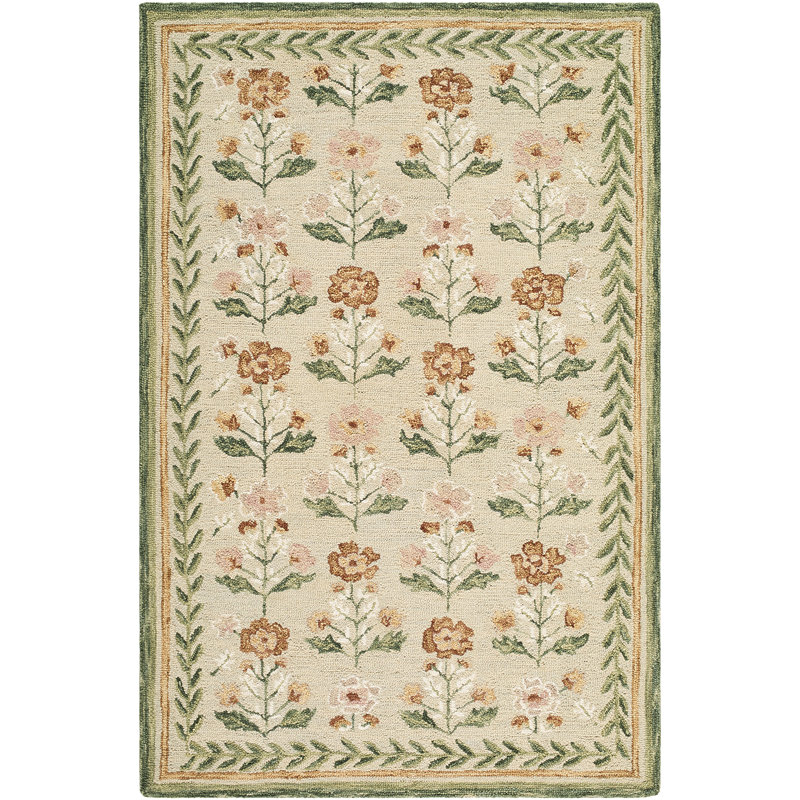 Moroccan Wool Hand Tufted Area Rug, Rectangle 200 x 275 cm