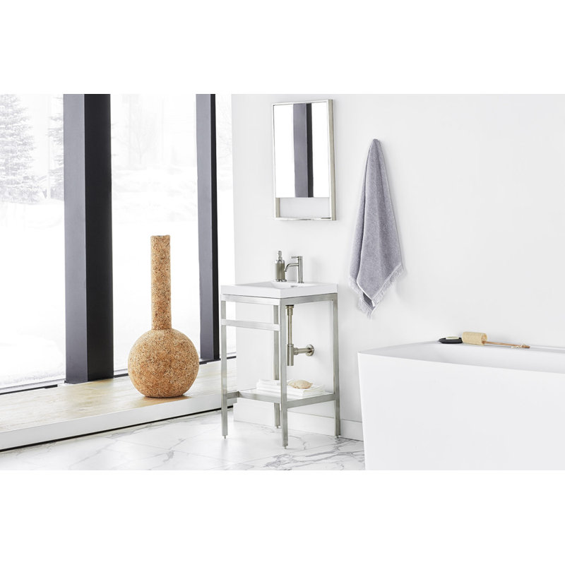 C 24.25" Single Bathroom Vanity Set with Mirror