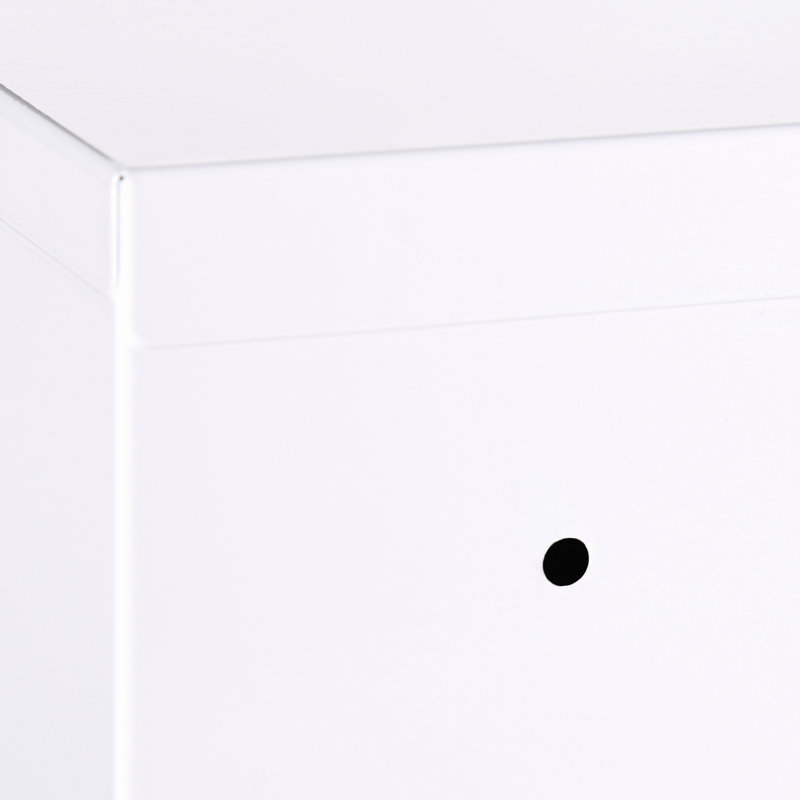 Armoire murale verrouillable à 3 niveaux 16 po x 21 po, blanche, pour la salle de bain et la cuisine, offrant un rangement sécuritaire verrouillable de 16 po x 21 po et en acier, gardant vos articles en sécurité