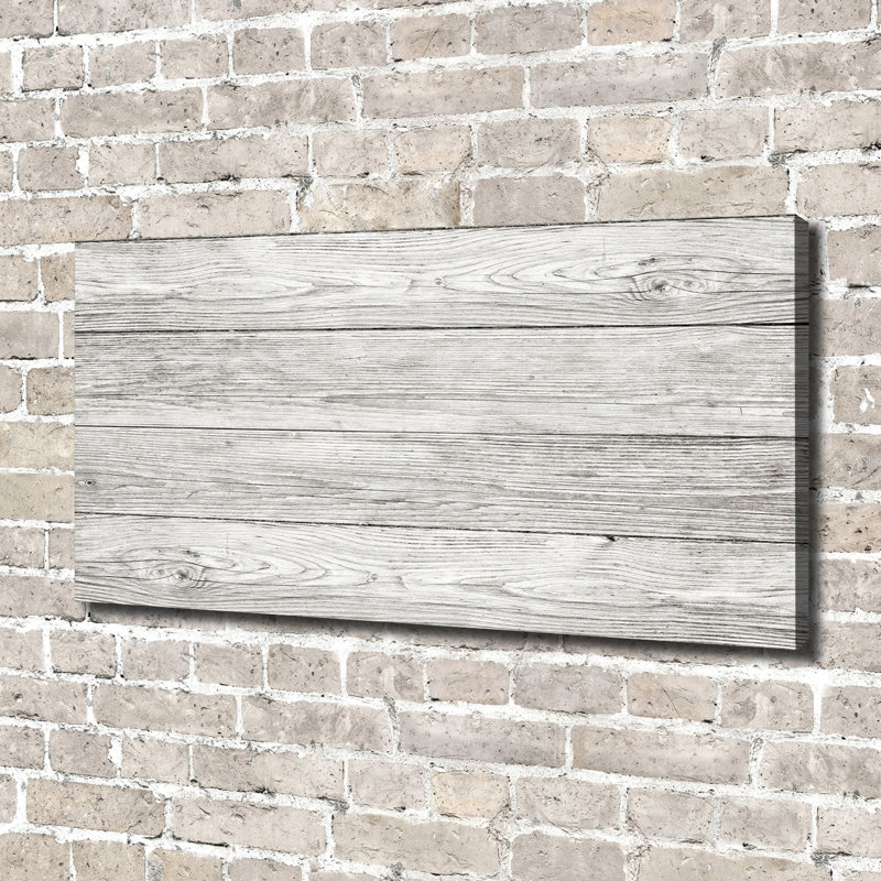 Wooden Background - Wrapped Canvas Print