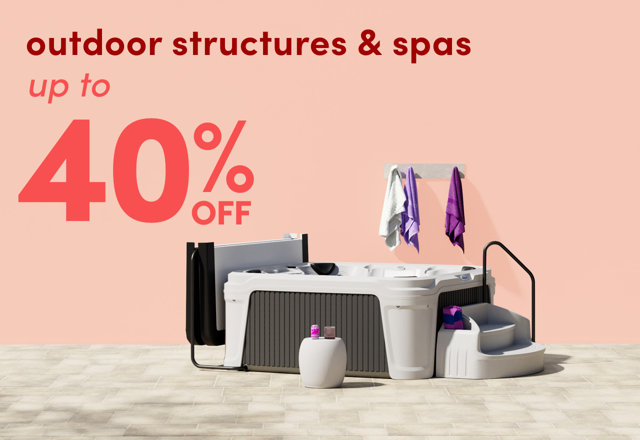 outdoor structure & spa clearance