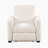 Salton 37.5" Modern & Contemporary Chenille Fabric Power Reclining Chair with Wall-Hugger Design, USB-A & C Charging Ports
