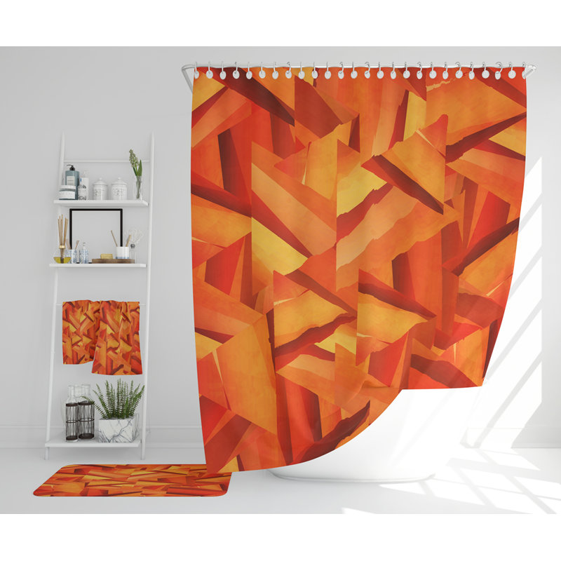 Nayma Polyester Shower Curtain Set