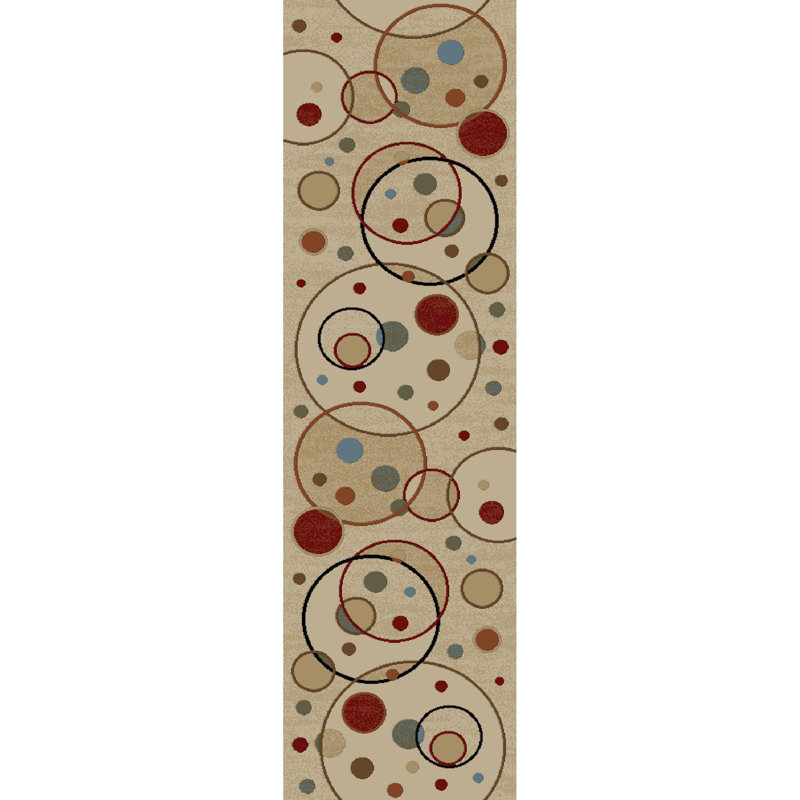Centerview Polka Dots Indoor Rug, Runner 2'3" x 7'7"
