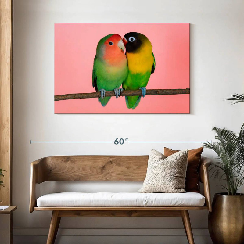 Hardie Smooching Lovebirds, H 30 po x l 45 po