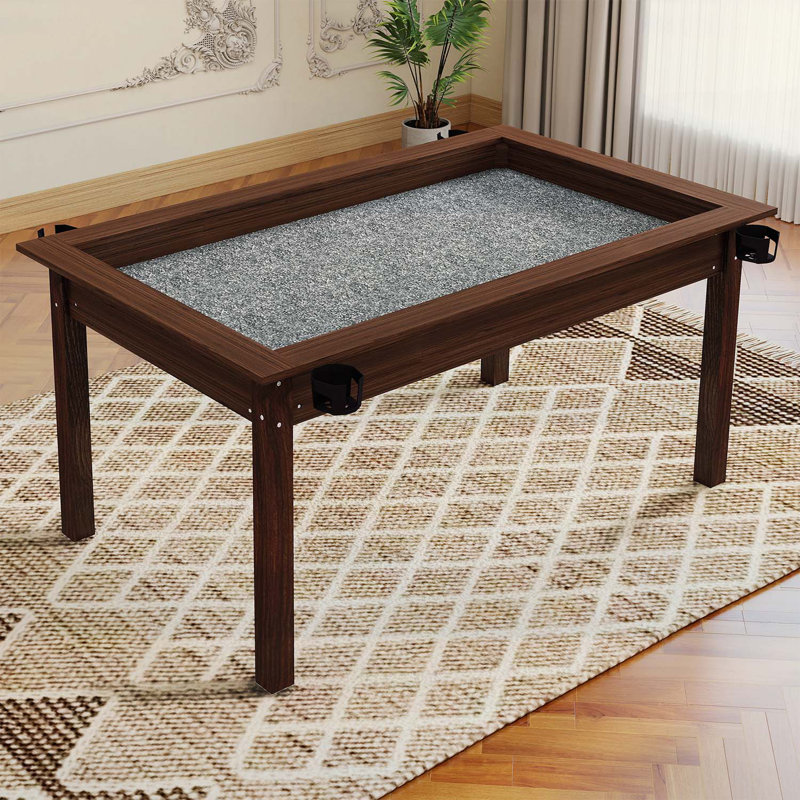 Table de jeu de société avec plateau amovible, pour 4 à 6 joueurs