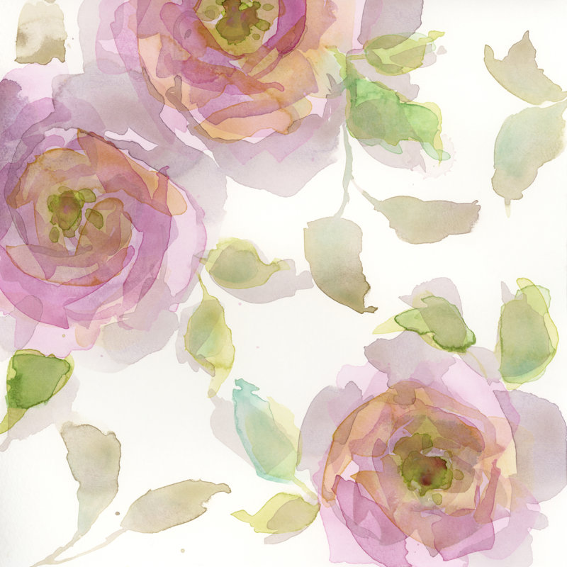The Favorite Flowers VI by Marabeth Quin - Wrapped Canvas Art Prints, 30cm H x 30cm W