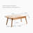 Solid Wood Multi-Use Table, Coffee Table & Study Desk with Storage Shelf