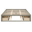 Lit plateforme avec 6 tiroirs de rangement-851631180