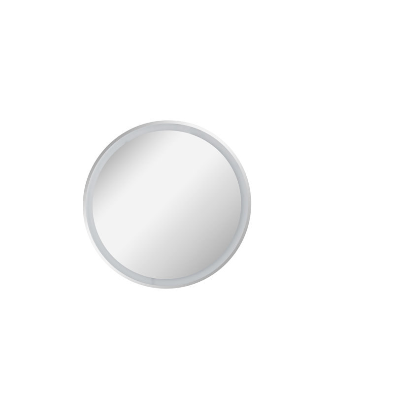 Round Lighted Wall Mounted Bathroom Mirror