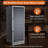 Dual Zone Wine Cooler 29-160 Bottle Capacity with Tempered Glass Door, Built-In/Freestanding Temperature Memory