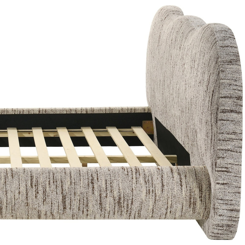 Mobilier de chambre à coucher Bed Bun, Brown,Light Brown Multi
