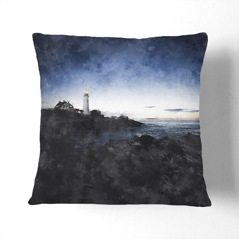 Square Throw Cushion, 40cm H x 40cm W x 15cm D, Stone
