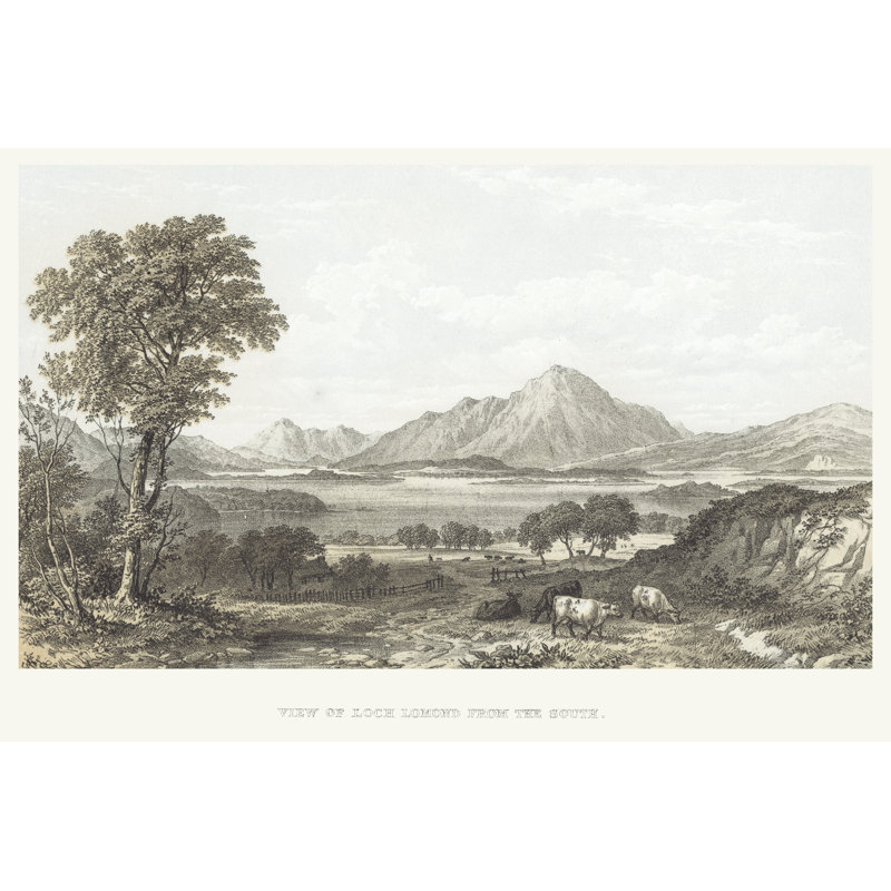 View Of Loch Lomond - Wrapped Canvas Print, 30cm H x 46cm W x 3.8cm D