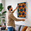Medallion Geometric - Wrapped Canvas-1068587824-1068587838