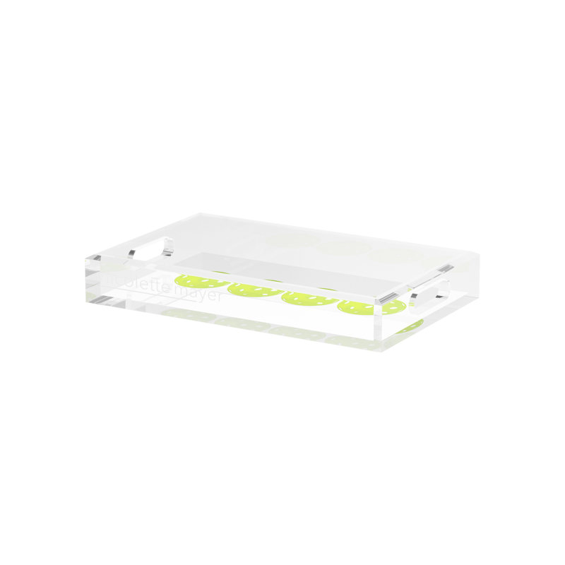 Decorative Tray, 2" H x 12.5" W x 7.75" D