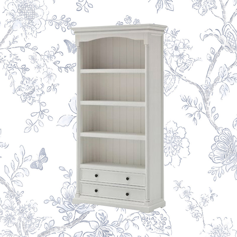 Idiaquez Storage Bookcase 74.8" H x 39.37" W