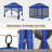 11 Ft. W x 11 Ft. D Outdoor Pop Up Soft Top Steel Patio Gazebo with Netting-109186202