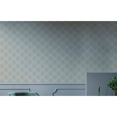 Superfresco Easy Serpentine Geometric Grey Wallpaper