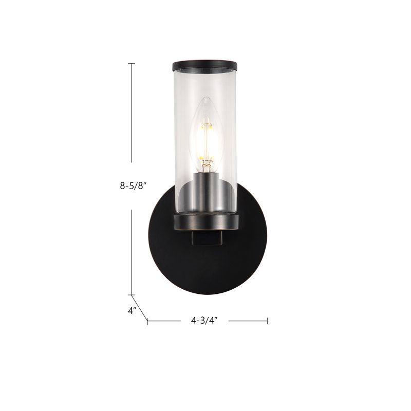 Revolve 1 - Light Wallchiere, Natural Brass