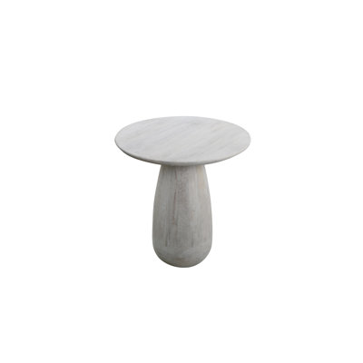 Creager Solid Wood Top End Table