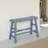 Rena Bar Height Bench | Trestle Legs with Footrests | 33" Wide Mahogany Wood-106065315-106065318