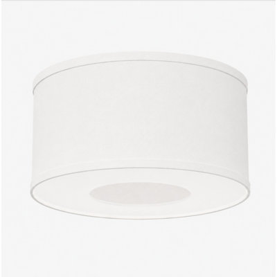 Ceiling Fan Linen Shade 8"D x 15" Dia. (Hand Made) + Fan Adapter kit + FREE Diffuser (Everything Needed In 1 Box)