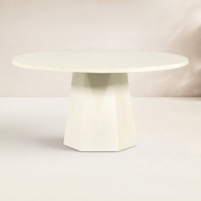 Clemmie 60'' Concrete Outdoor Dining Table