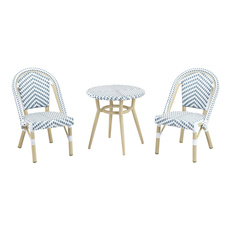Ensemble de conversation pour enfant 3 pièces Icare, Bleu, Crème