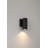 Plaza 60 Wall Sconce, 10W, Black Finish