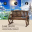 Solid Wood Fir Outdoor Bench