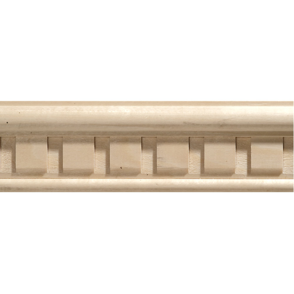 2.25'' H x 96'' W x 0.87'' D Wood Chair Rail Ornamental Mouldings