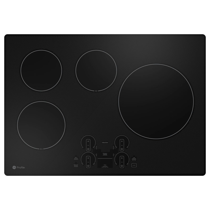 GE Profile 30" Black Smart Electric Cooktop