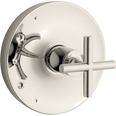 Purist Rite-Temp Valve Trim with Cross Handle