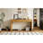 TREXM Curved Console Table With Storage, Wooden Entryway Table With 2 Drawers, Farmhouse Rustic Console Tables For Entryway, Hallway, Living Room, Natural-1391261957