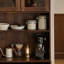 Buffet en bois massif de style rétro