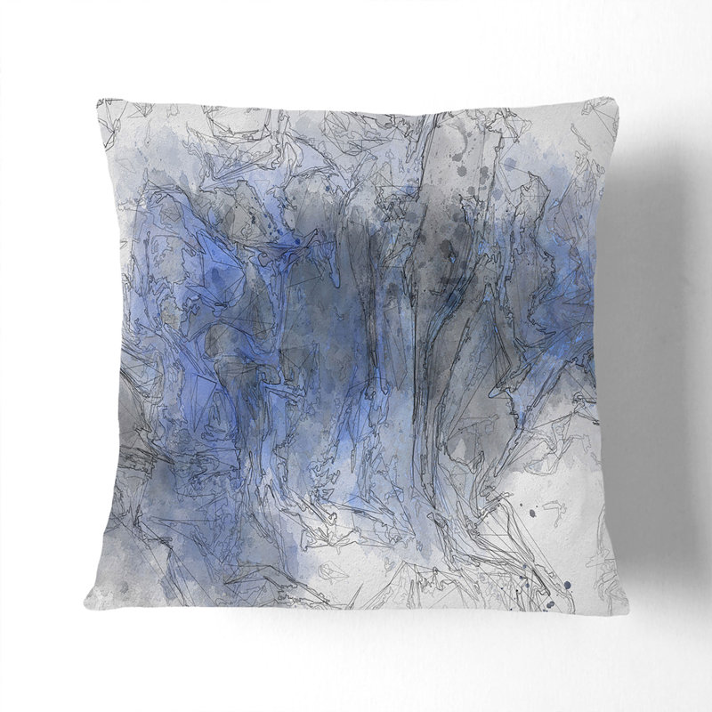 Square Throw Cushion, 55cm H x 55cm W x 20cm D, White