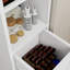 Grande armoire de rangement pour salle de bain mince, 71 po avec 1 tiroir et 4 tablettes réglables