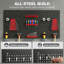 HOMCOM 28 Pcs Wall-Mounted Pegboard with Hooks and Storage Shelves